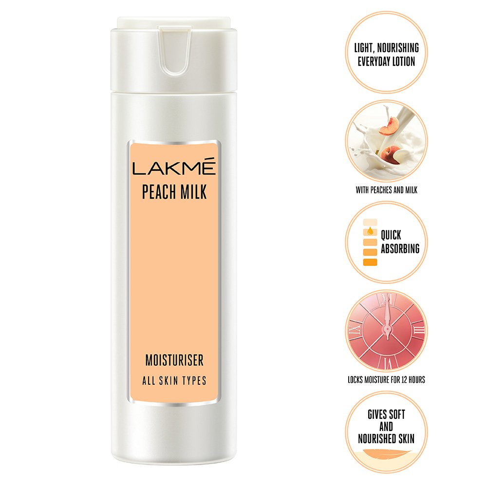 Lakme Peach Milk Moisturiser Intense Normal To Dry Skin