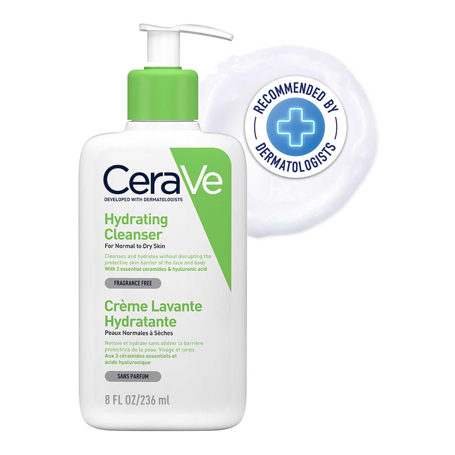 CeraVe Hydrating Cleanser For Normal & Dry Skin 236ml