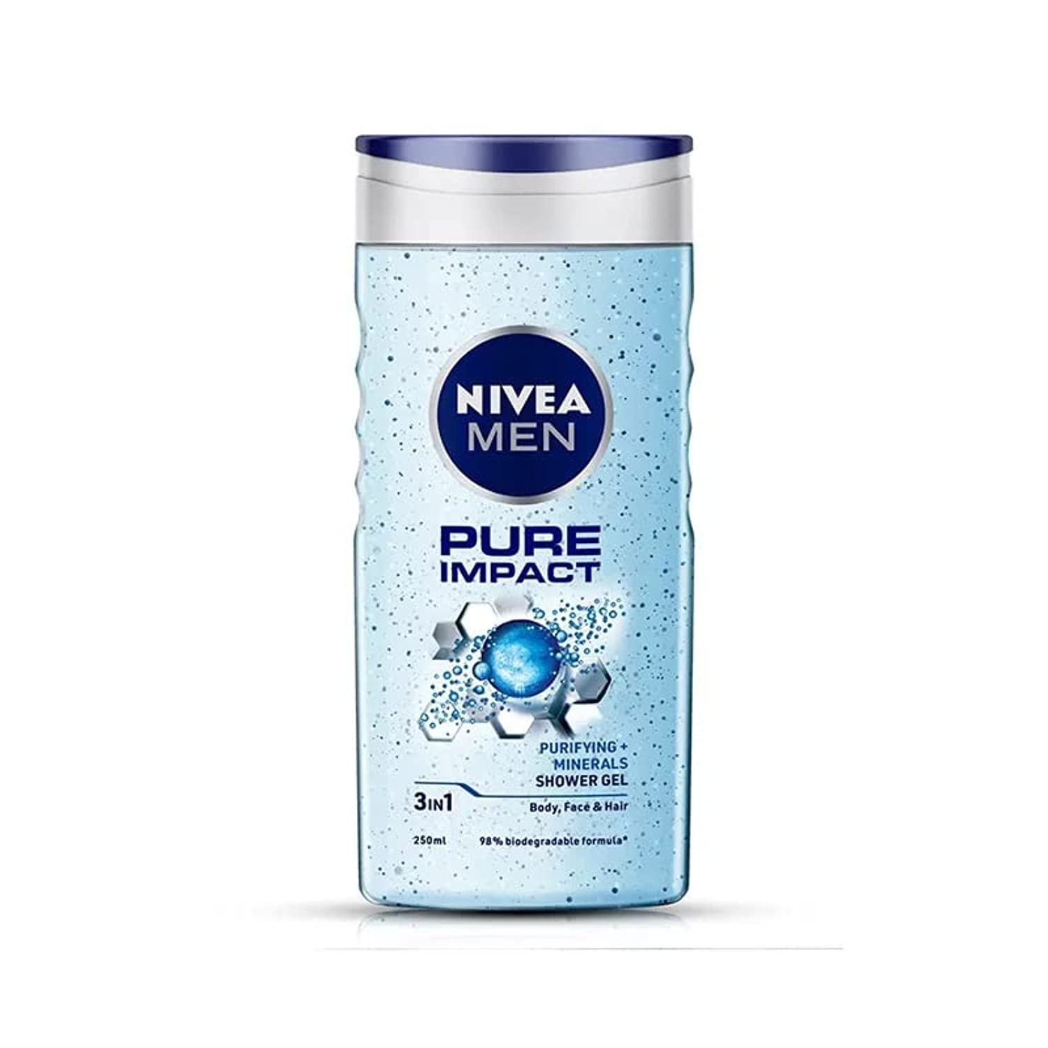 Nivea Men Shower Gel for Body, Skin & Hair | Pure Impact