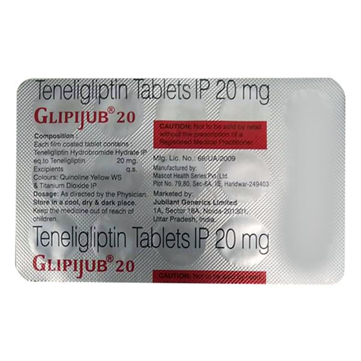 Glipijub 20 Tablet