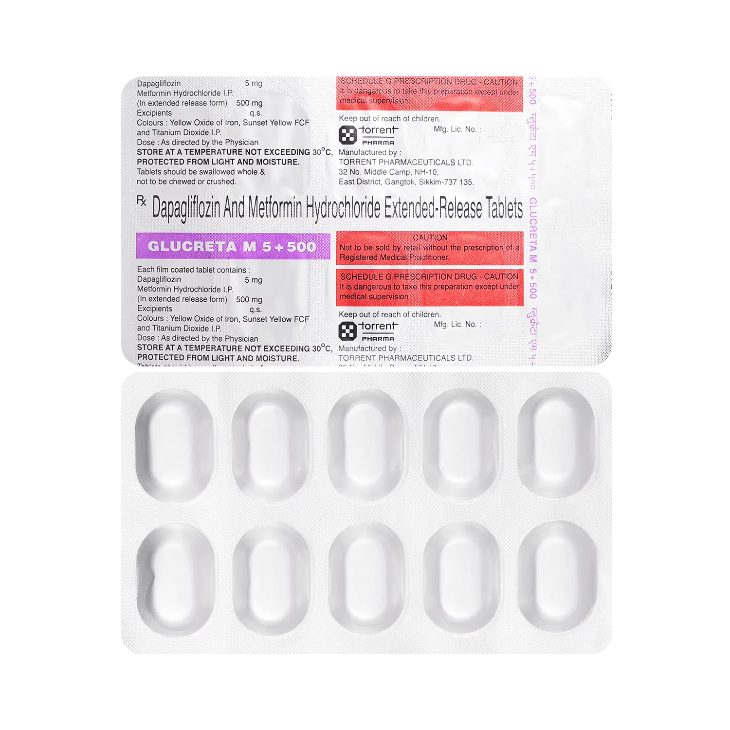 Glucreta M 5/500 Tablet ER