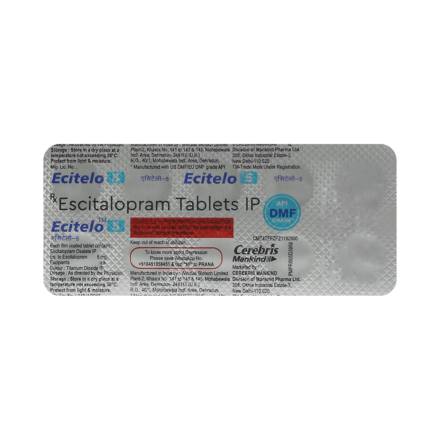 Ecitelo 5mg Tablet