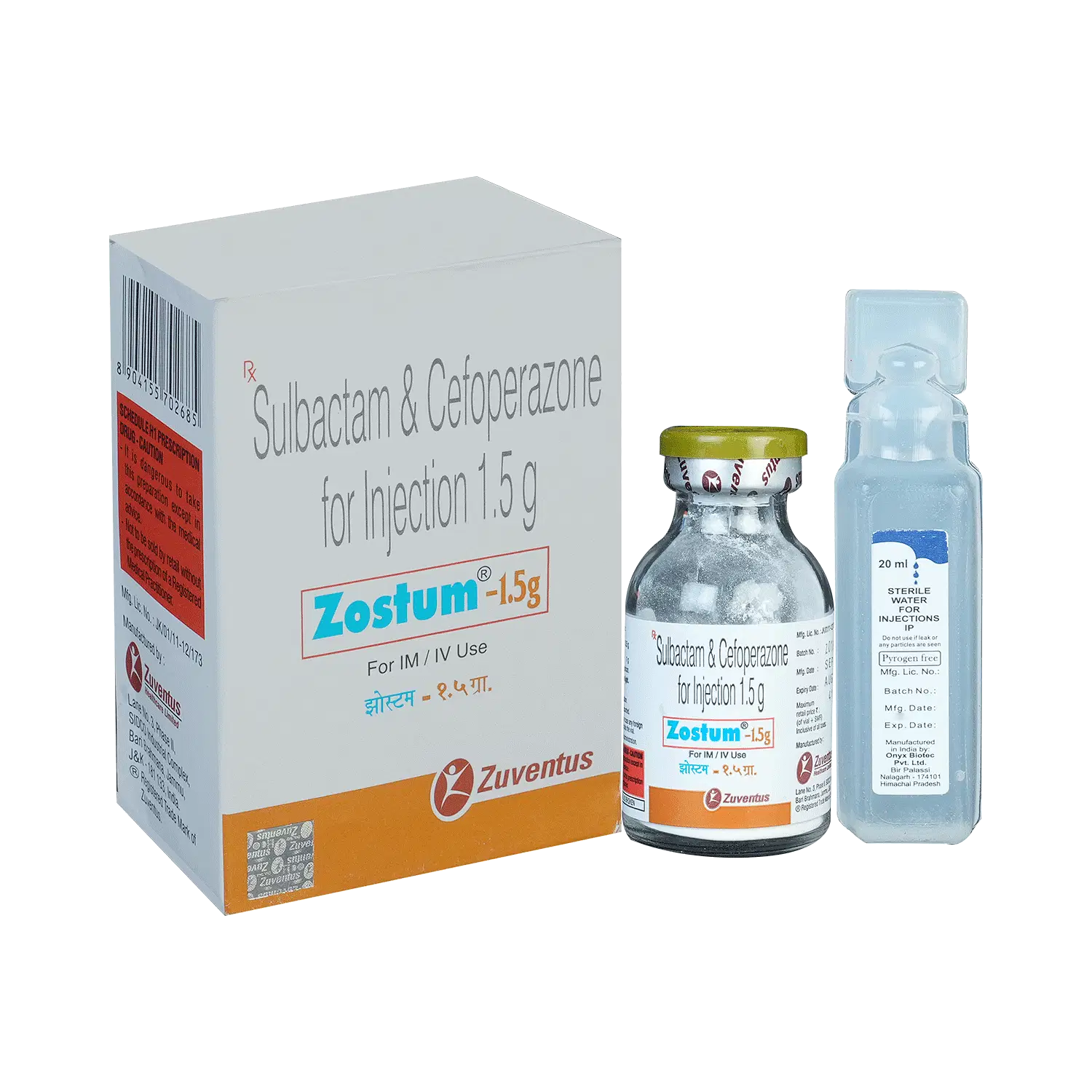 Zostum 1.5gm Injection