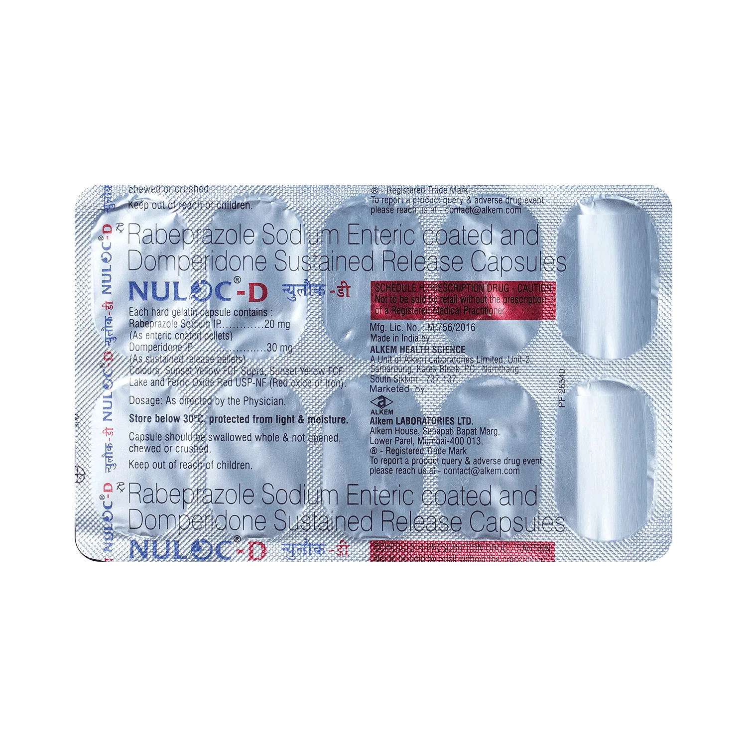 Nuloc-D Capsule SR