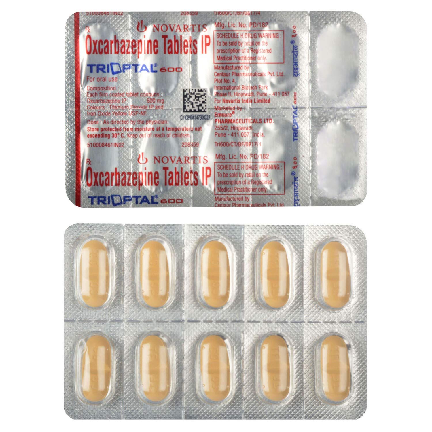Trioptal 600 Tablet