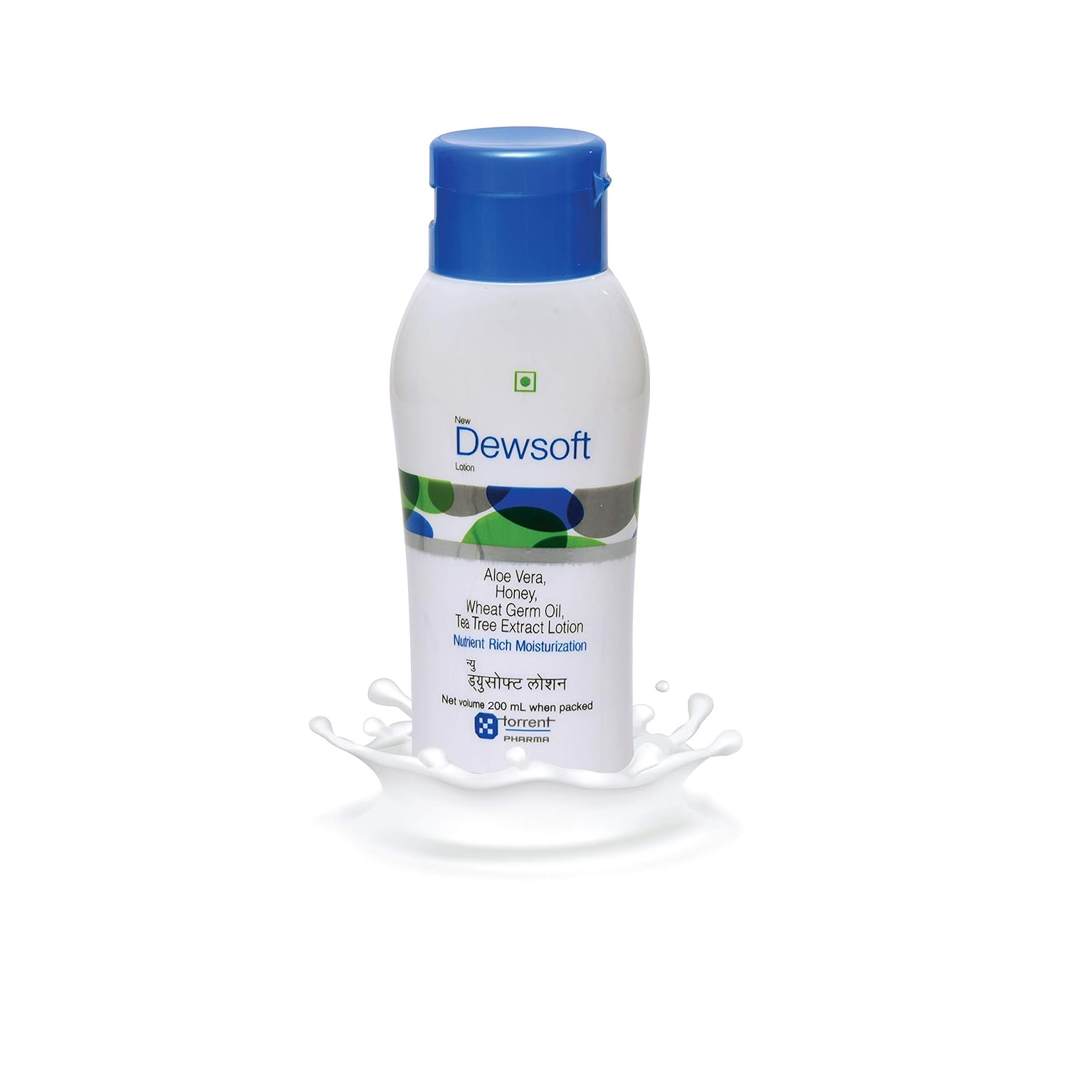 New Dewsoft Moisturising Lotion with Aloe Vera, Wheat Germ Oil & Tea Tree Extract