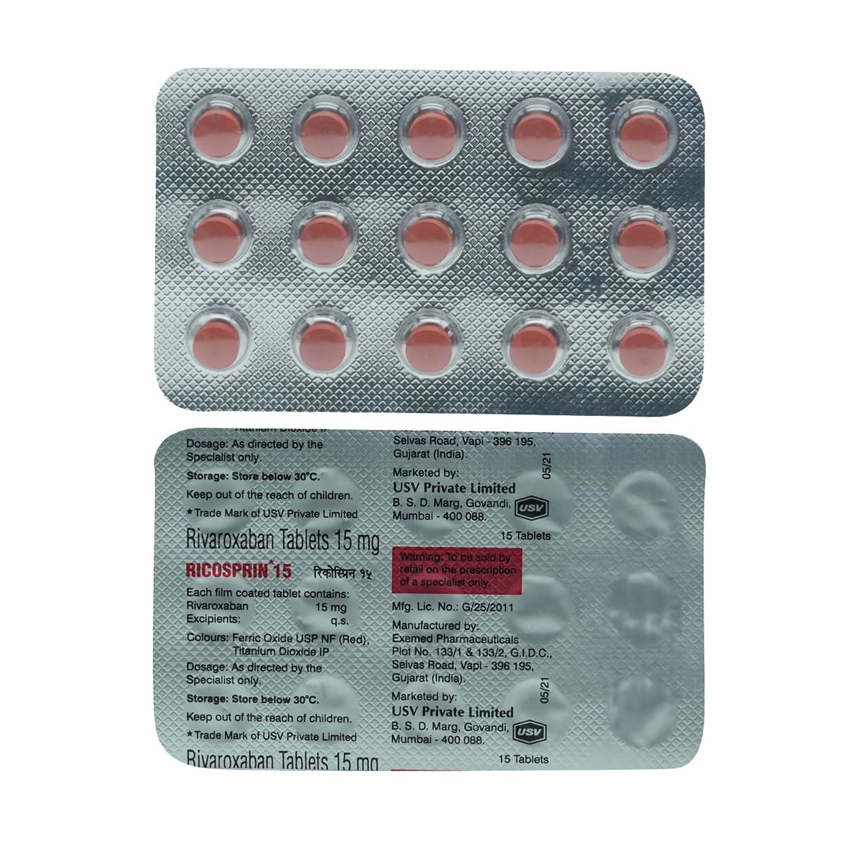 Ricosprin 15 Tablet