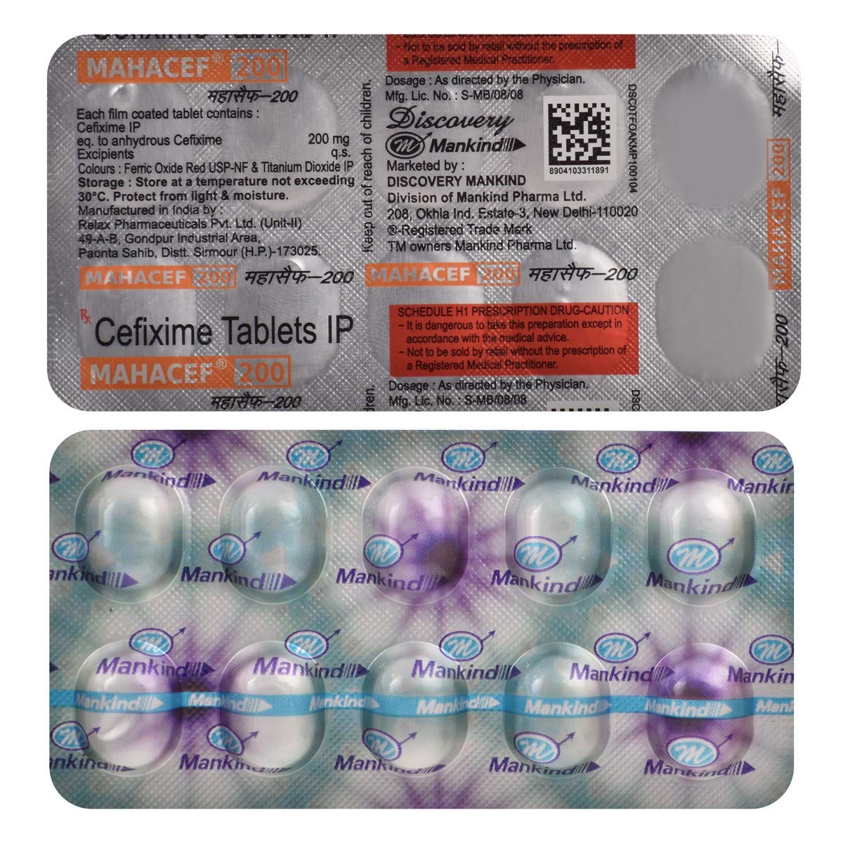 Mahacef 200 Tablet