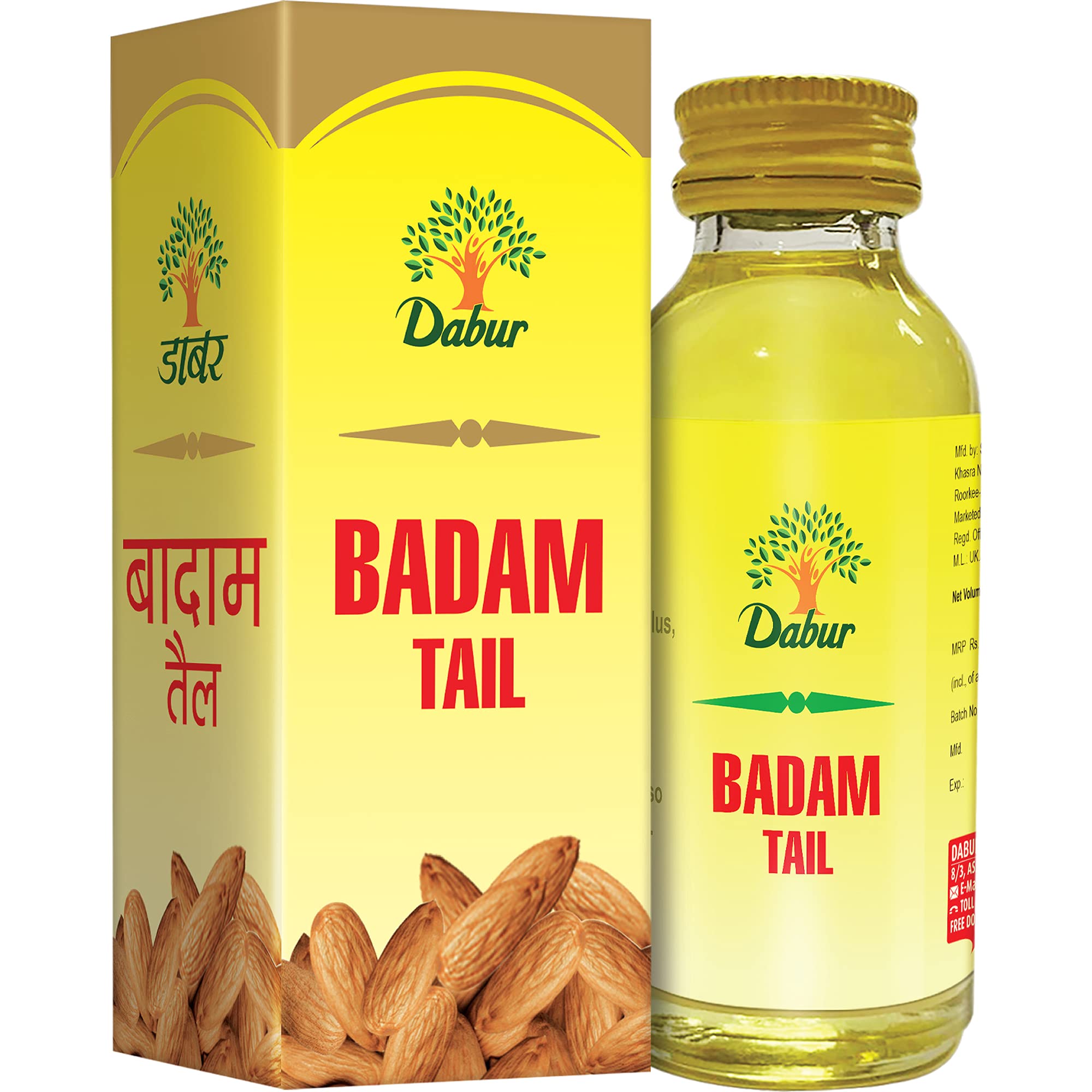 Dabur Badam Tail | Supports Hair, Skin & Brain Health