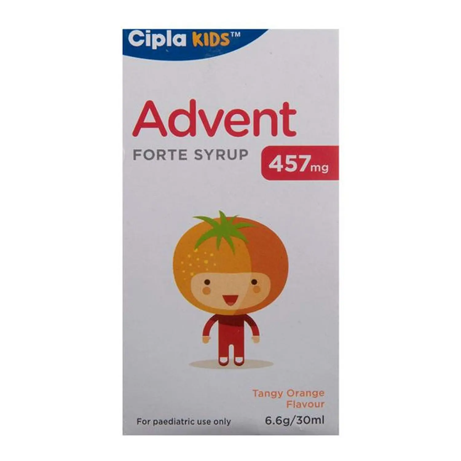 Advent Forte 457mg Syrup Tangy Orange