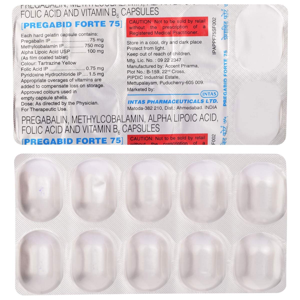 Pregabid Forte 75 Capsule