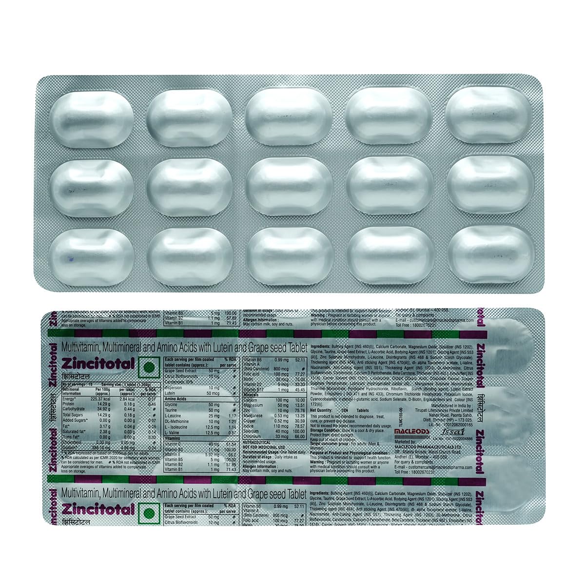 Zincitotal Tablet