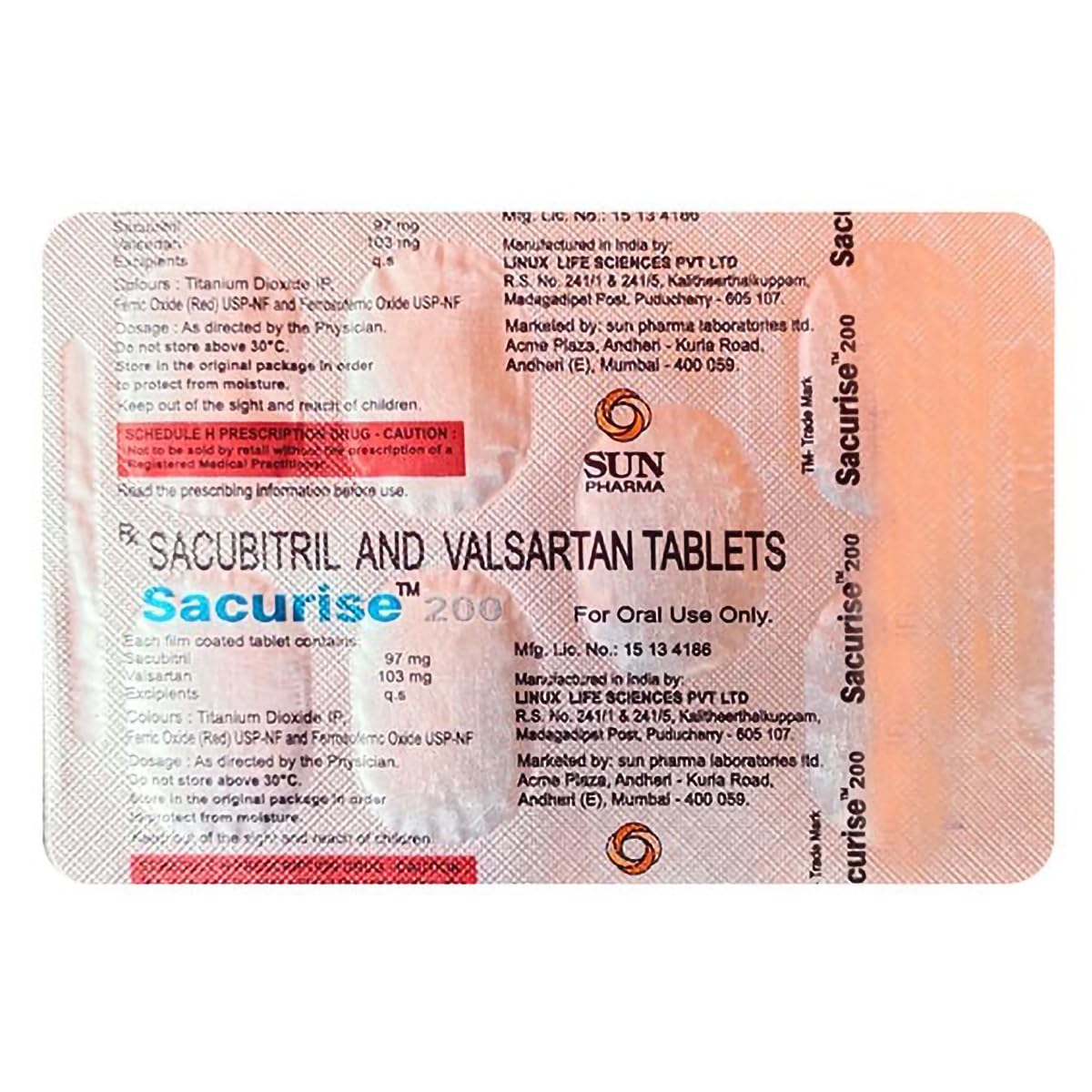 Sacurise 200 Tablet