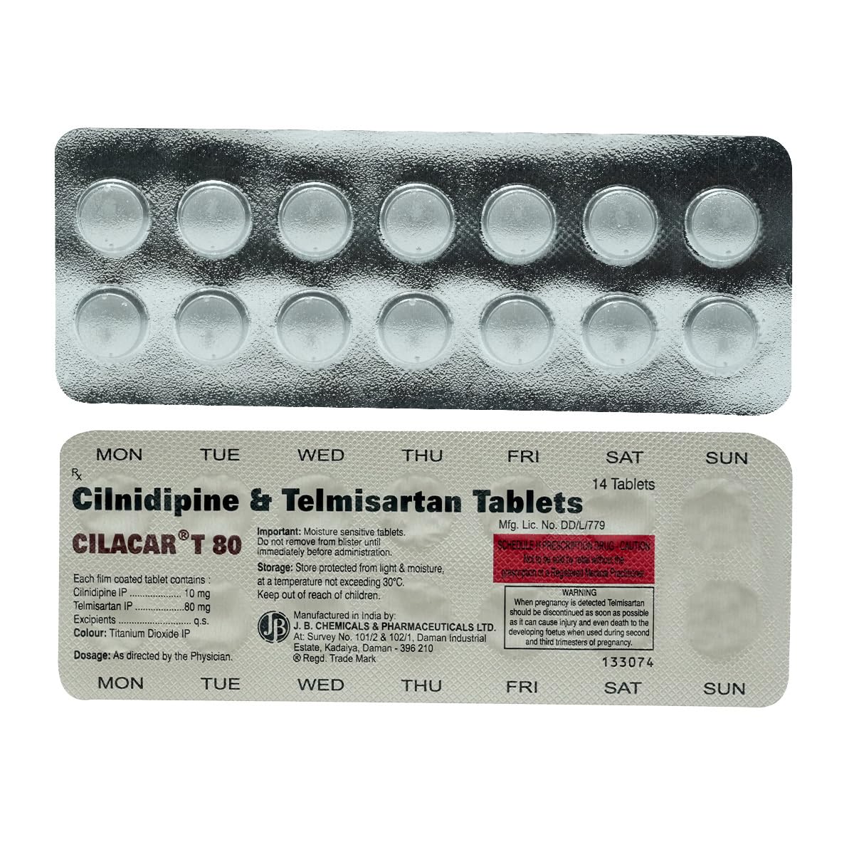Cilacar T 80 Tablet