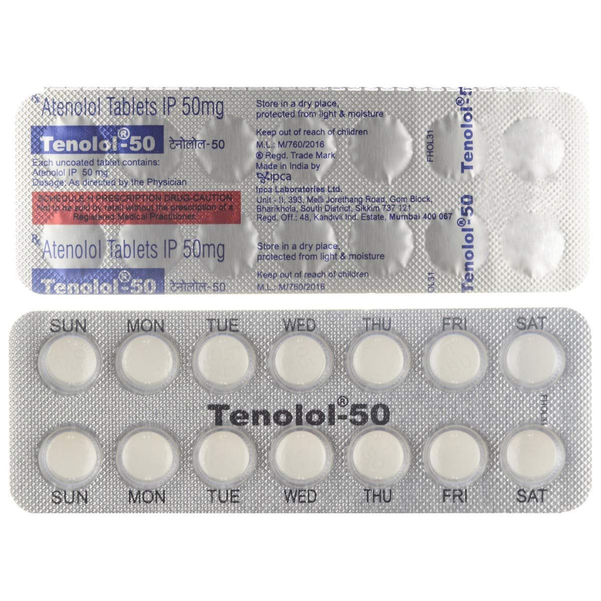 Tenolol 50 Tablet