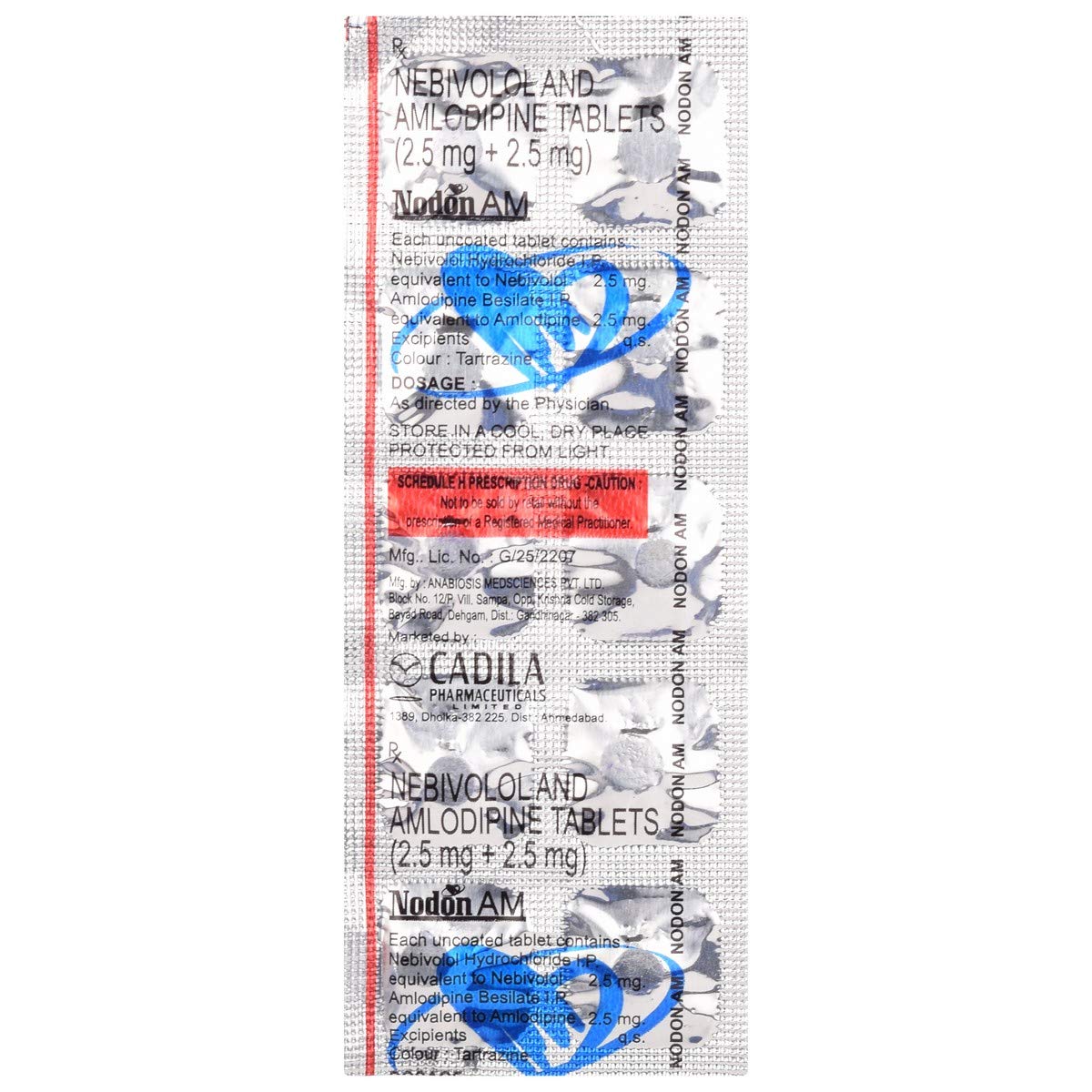 Nodon AM 2.5 mg/2.5 mg Tablet