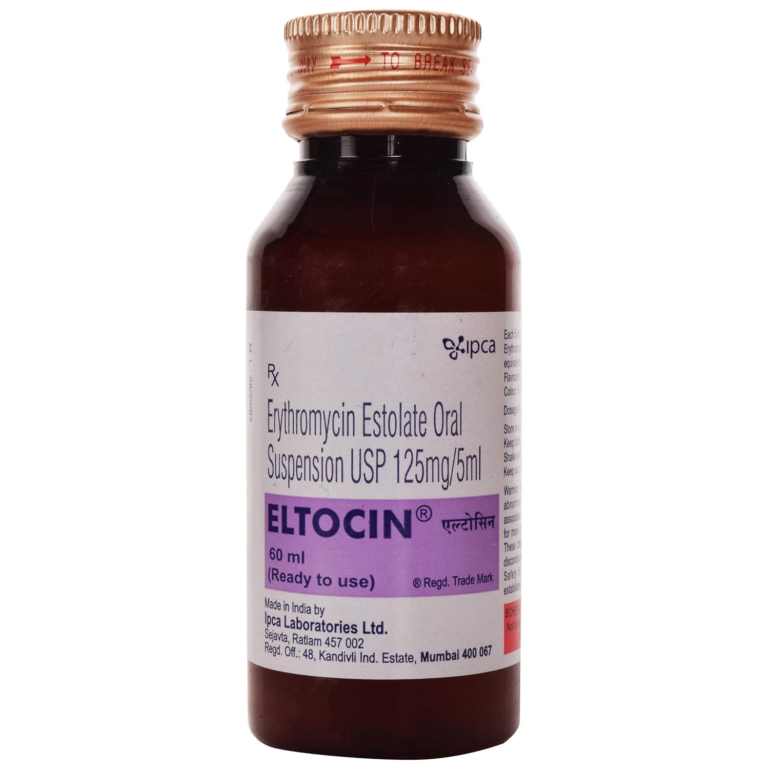 Eltocin 125mg Suspension