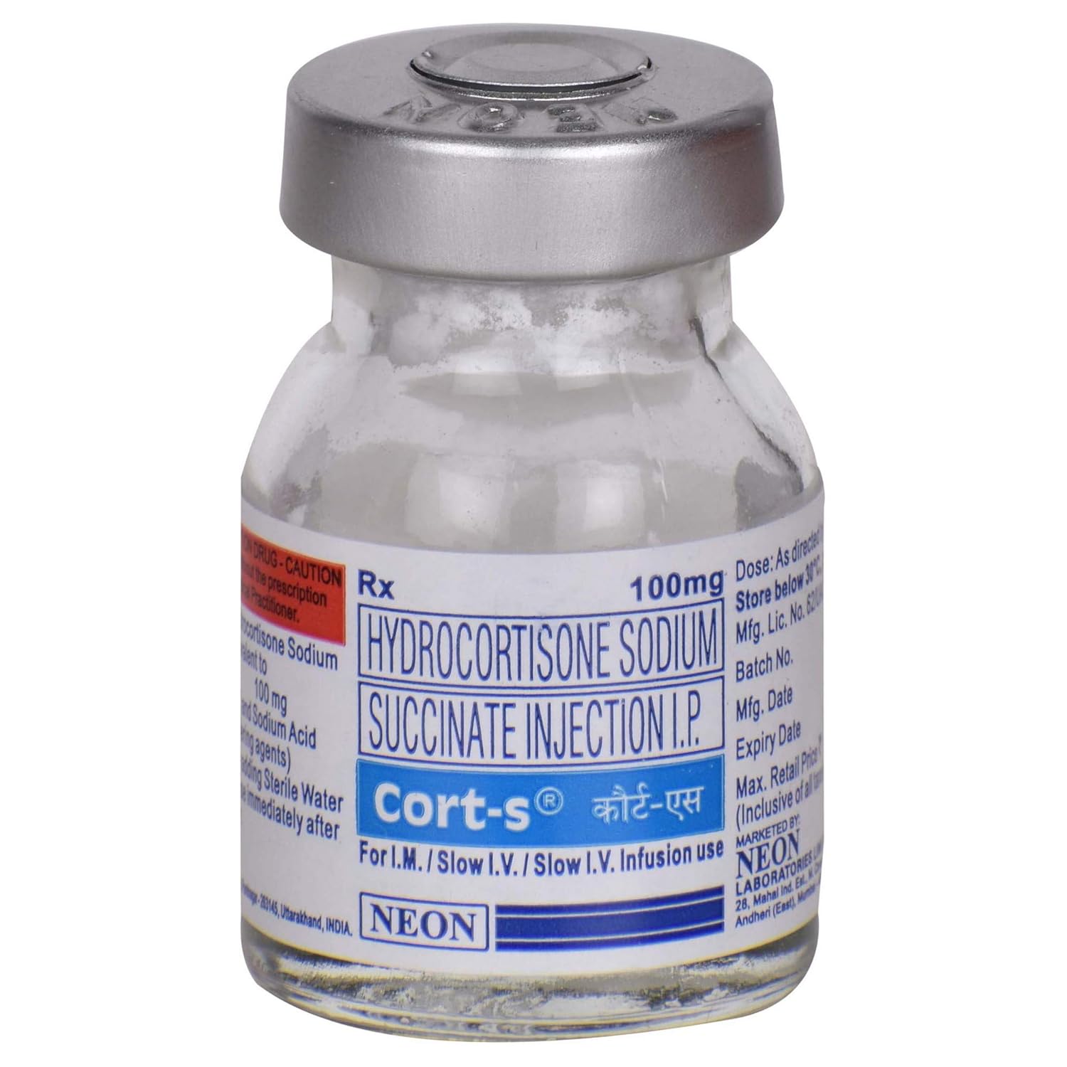 Cort S 100mg Injection