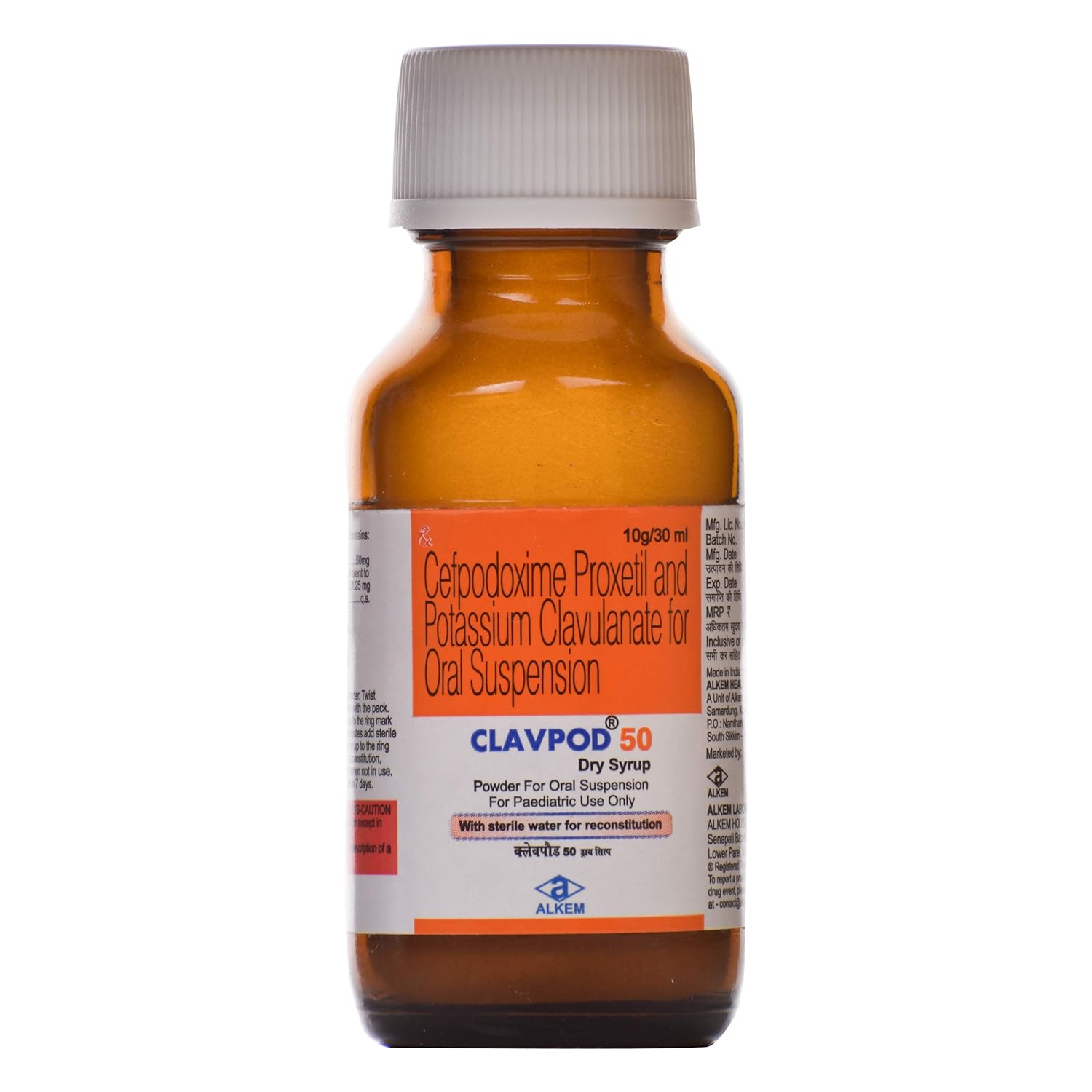 Clavpod 50mg/31.25mg Oral Suspension