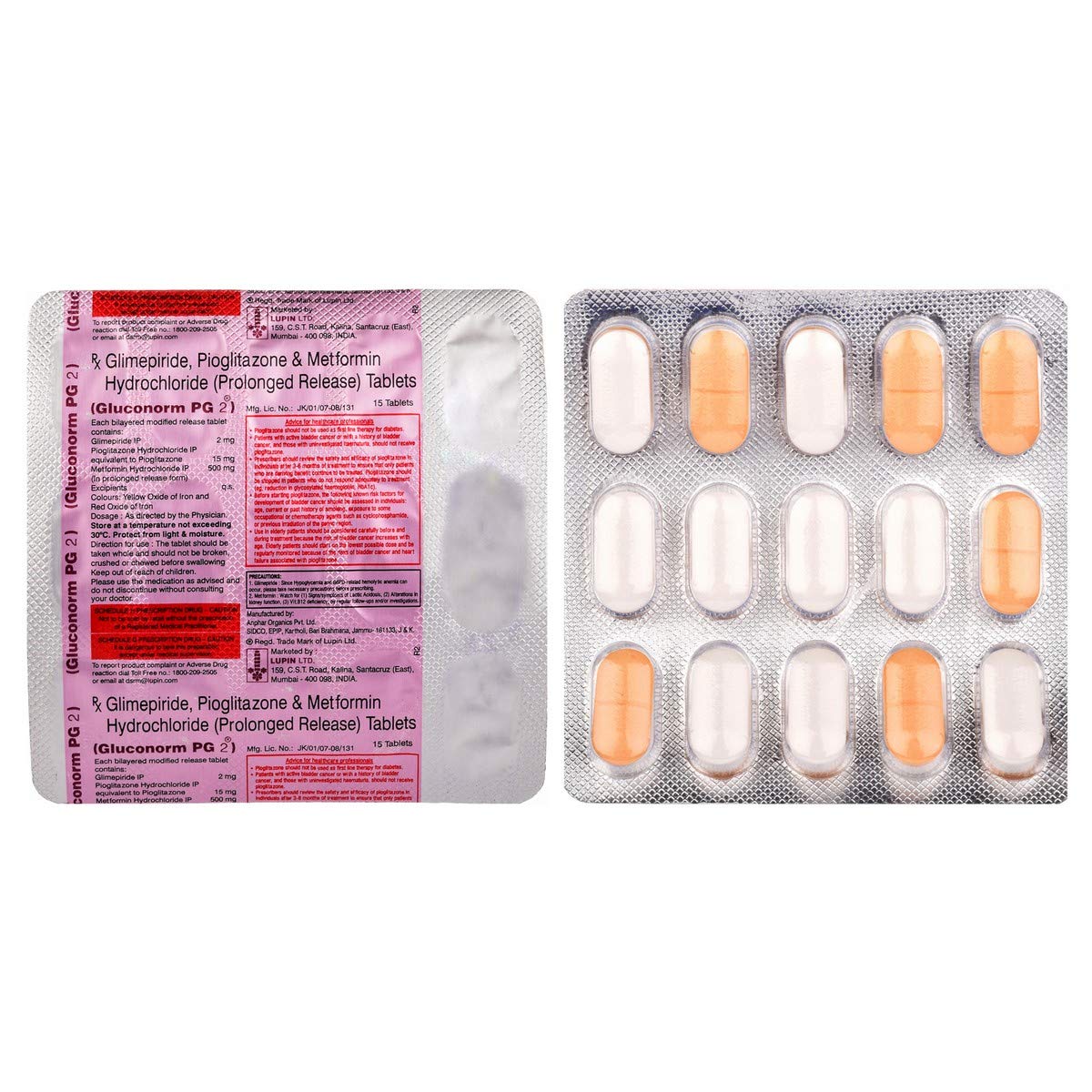 Gluconorm PG 2 Tablet PR