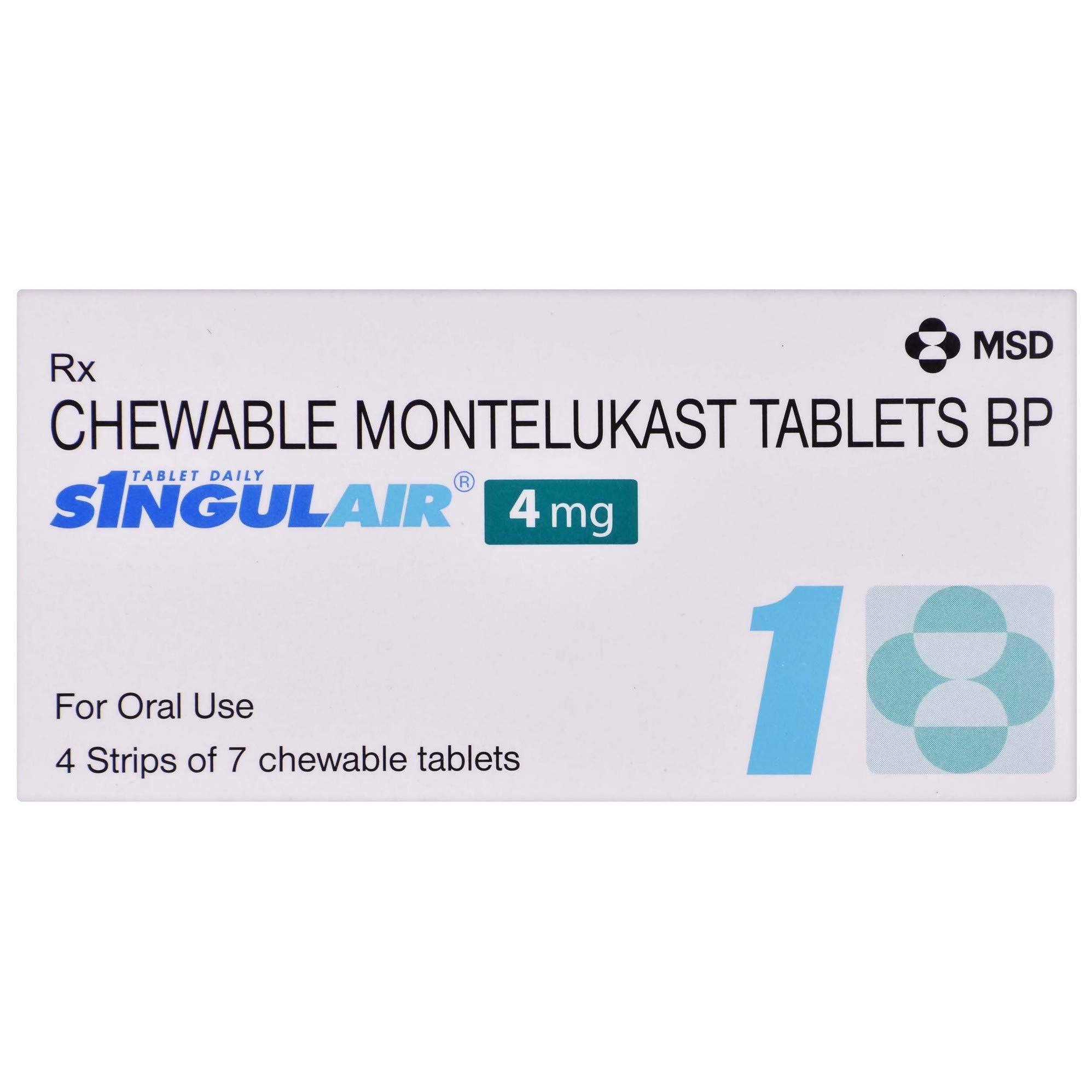 Singulair 4mg Chewable Tablet