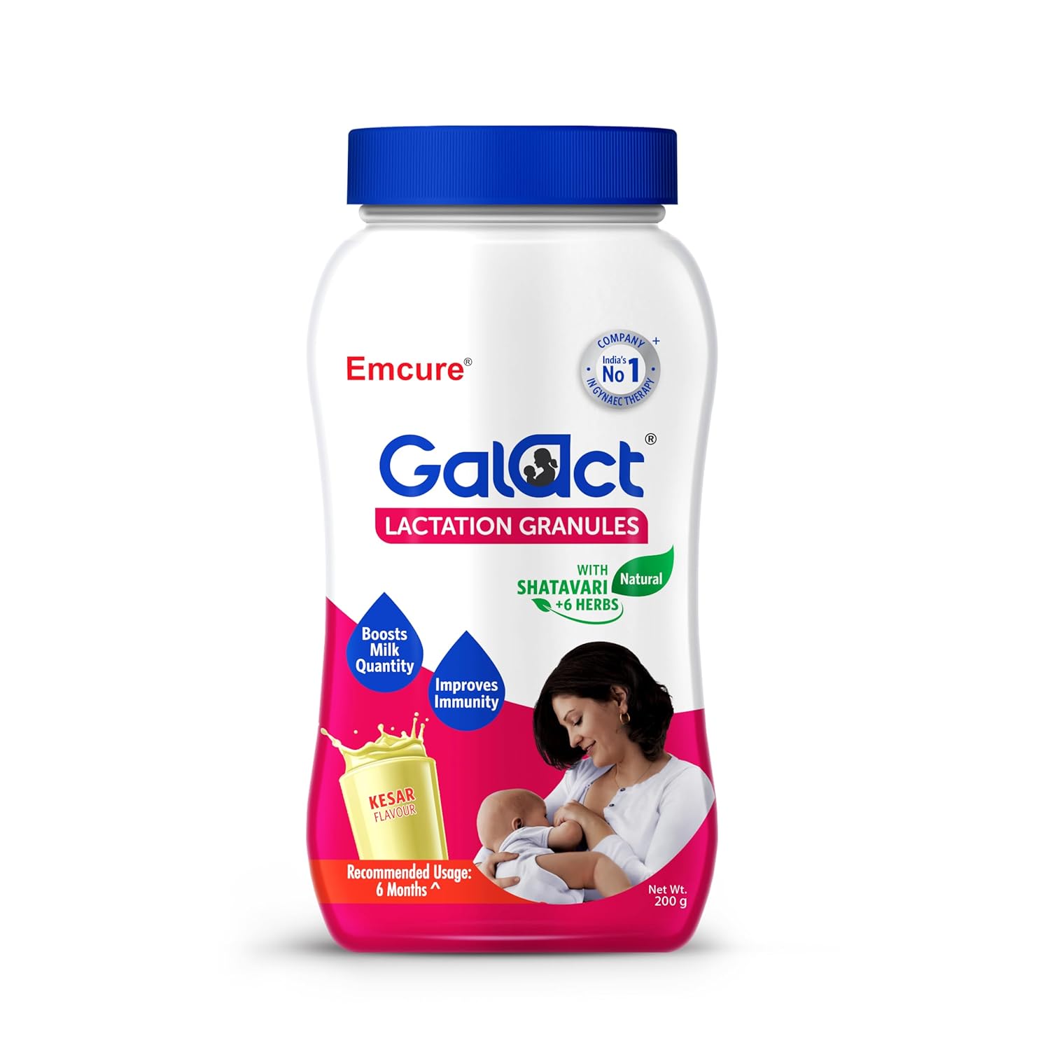 Emcure Galact Lactation Natural with Shatavari Kesar