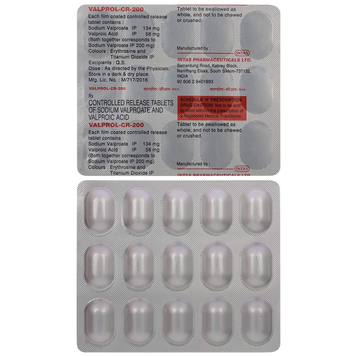 Valprol CR 200 Tablet