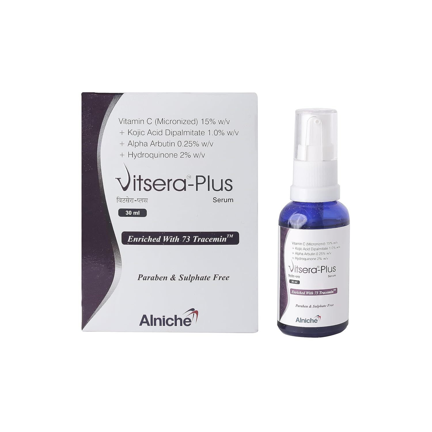 Vitsera Plus Serum with 73 Tracemin | Paraben & Sulphate-Free