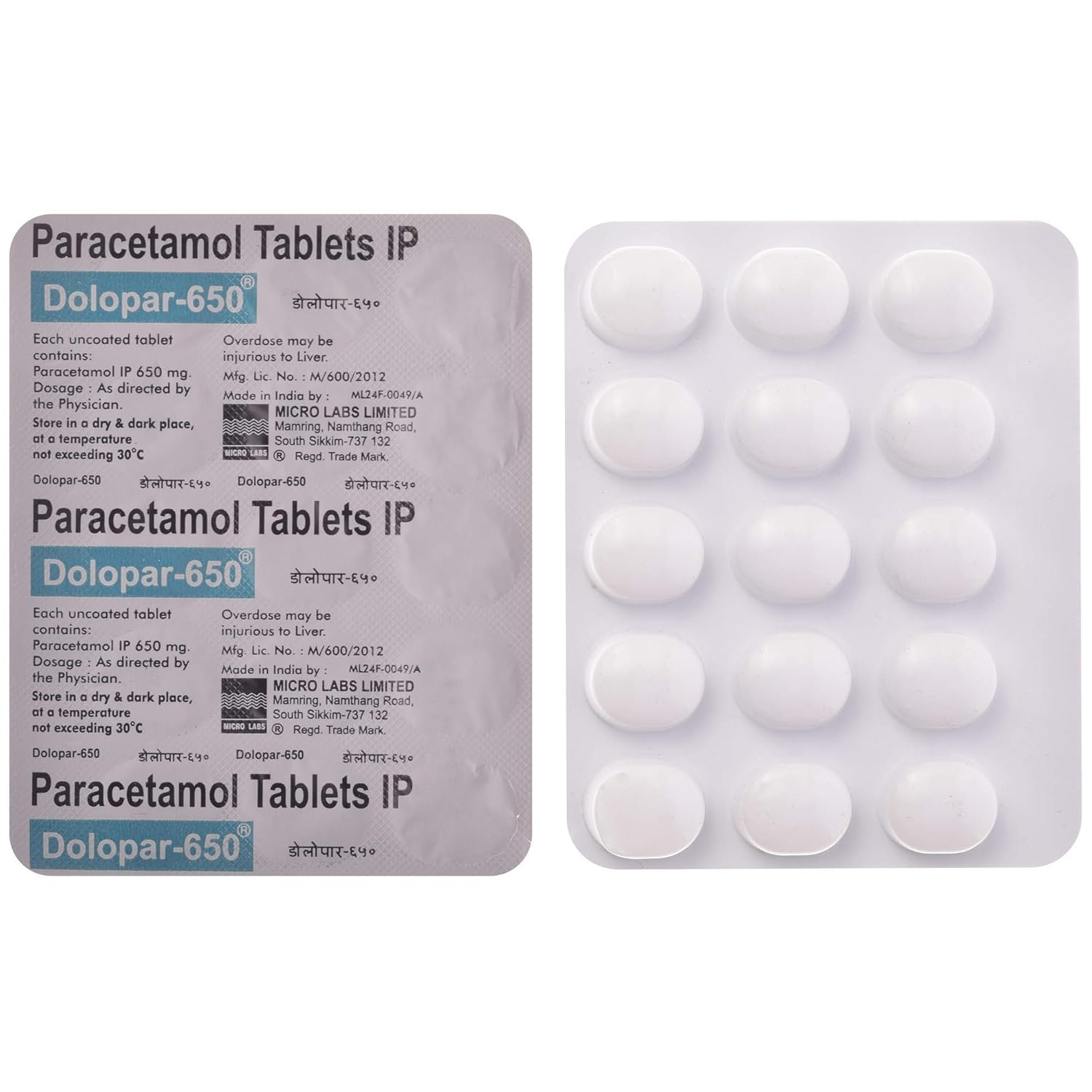 Dolopar 650 Tablet