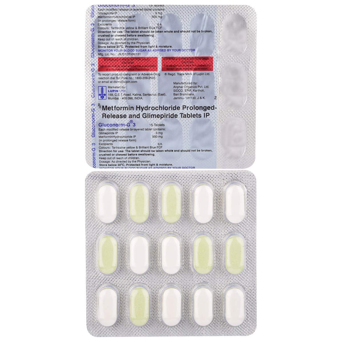 Gluconorm-G 3 Tablet PR