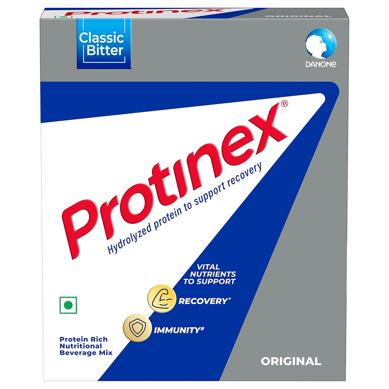 Protinex Hydrolyzed Protein Powder | For Recovery & Immunity | Classic Bitter Original | Nutrition Support | With Multivitamins Original 230gm