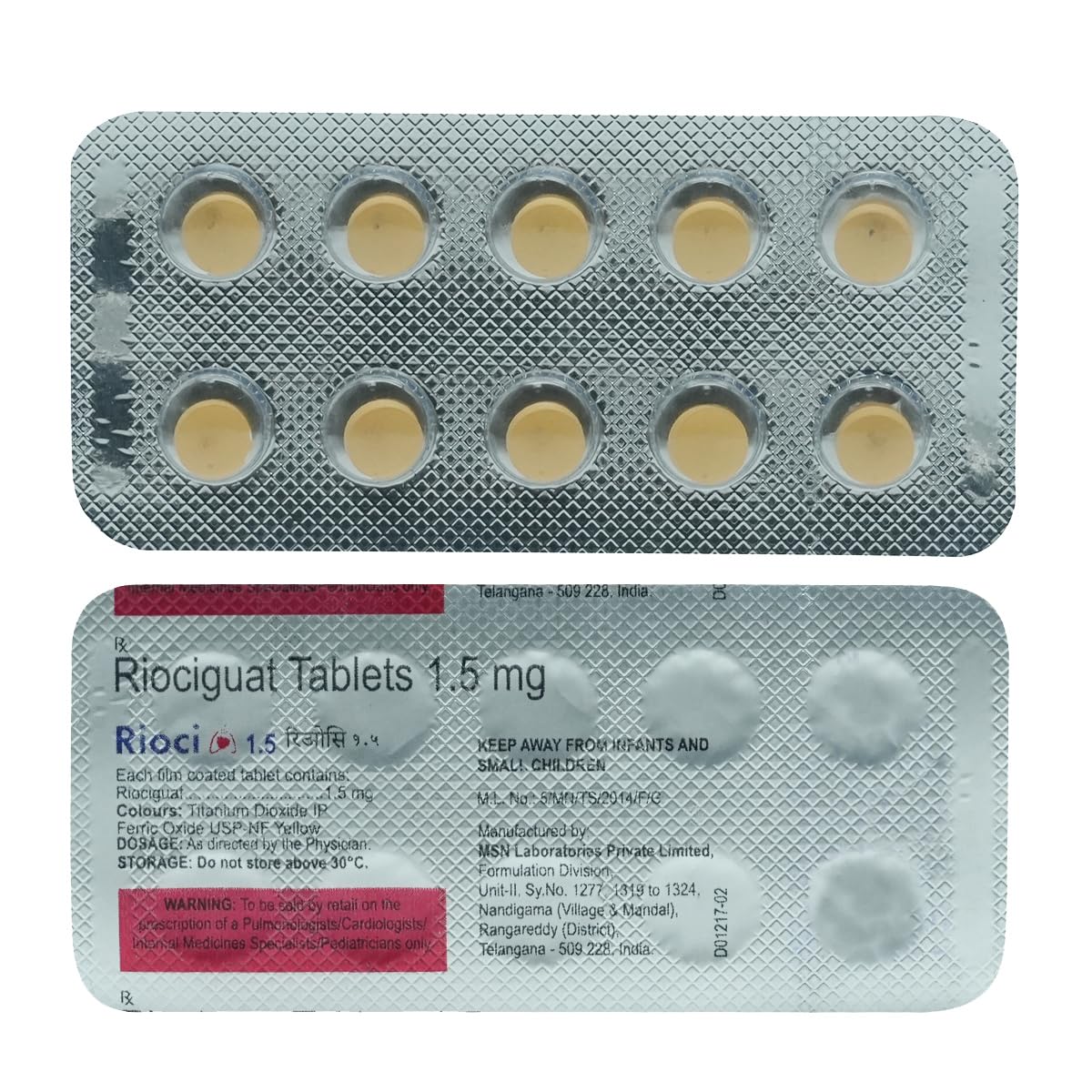 Rioci 1.5mg Tablet