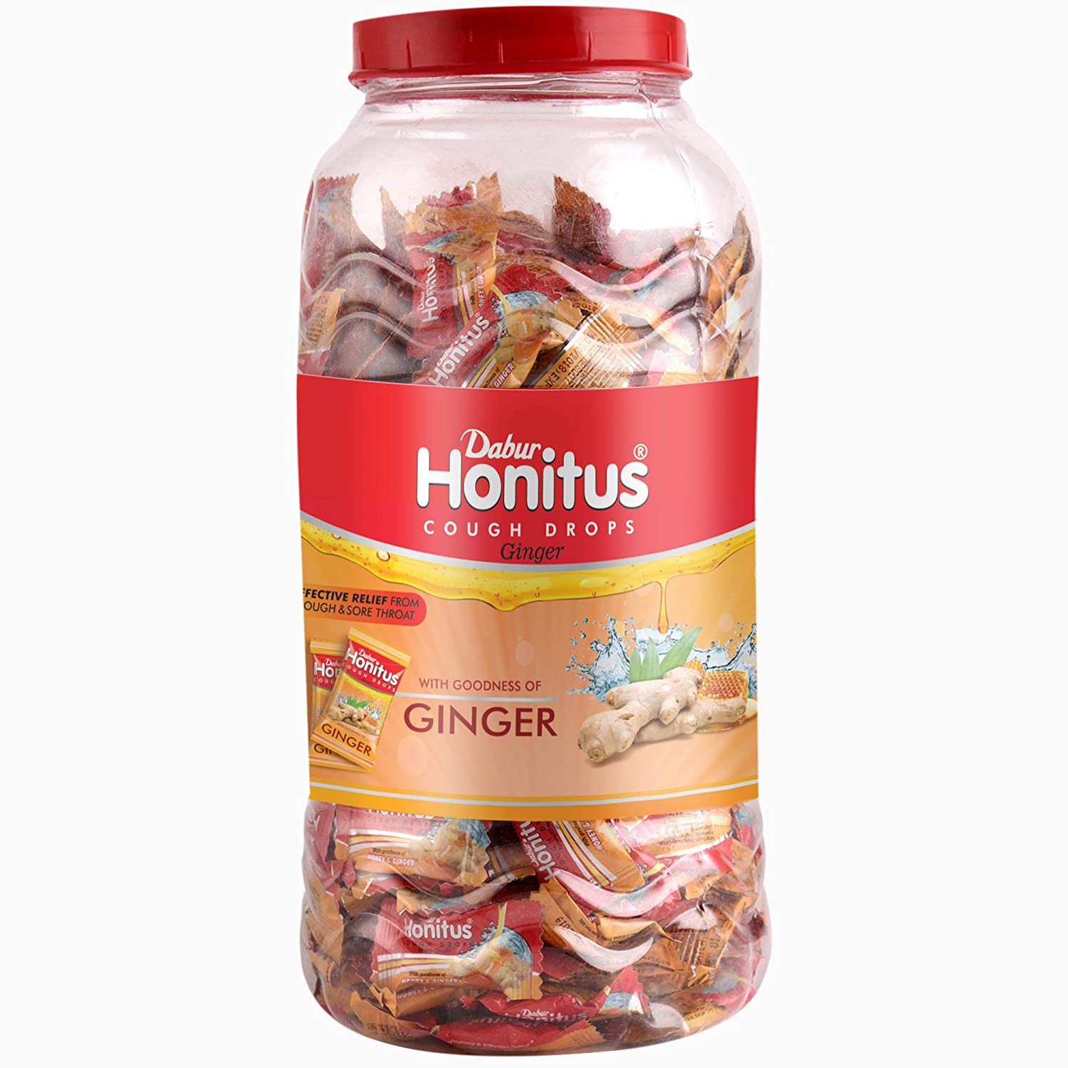 Dabur Honitus Cough Drops Lozenges Ginger