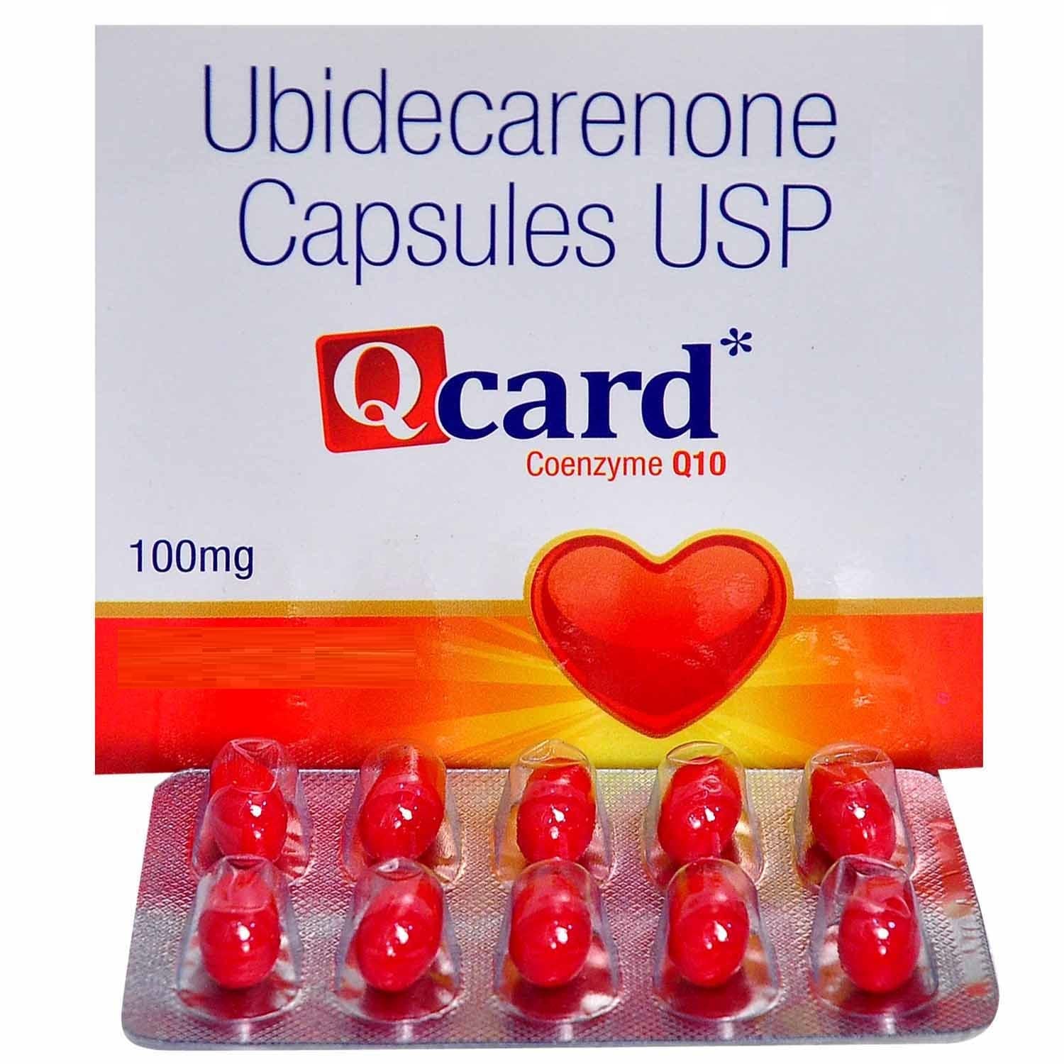 Qcard 100mg Soft Gelatin Capsule