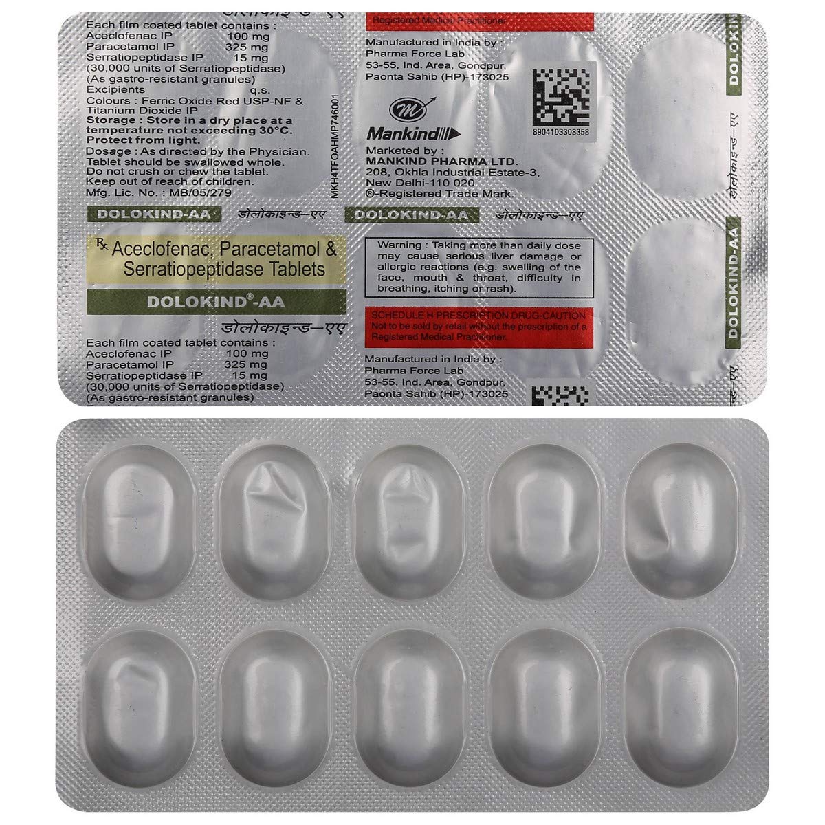 Dolokind AA Tablet