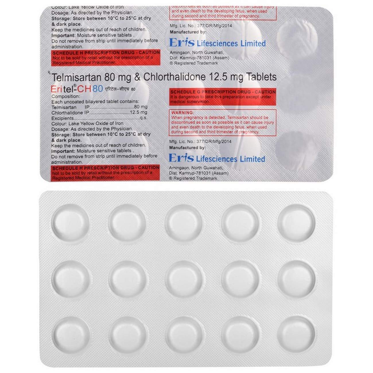 Eritel-CH 80 Tablet