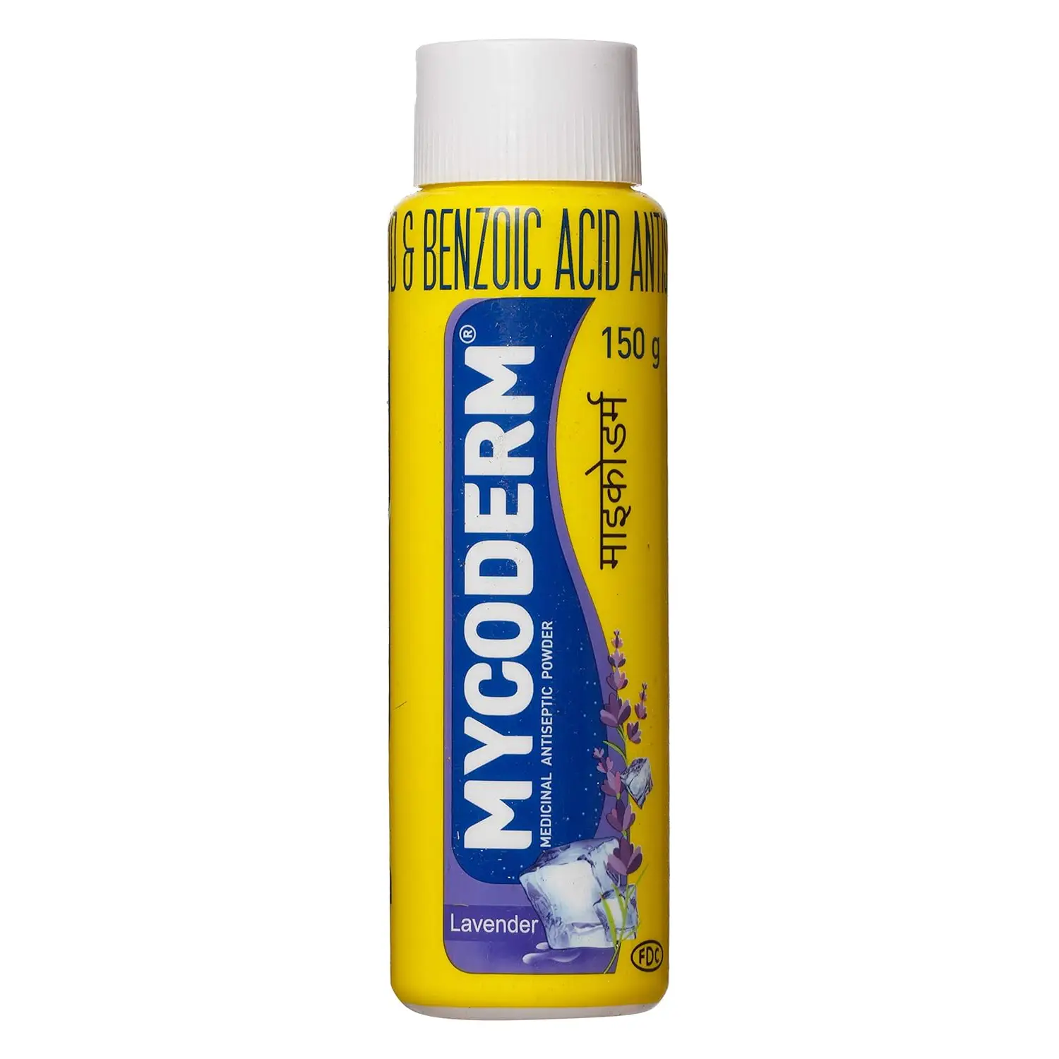 Mycoderm Medicinal Antiseptic Powder for Bacterial & Fungal Skin Infections | Lavender