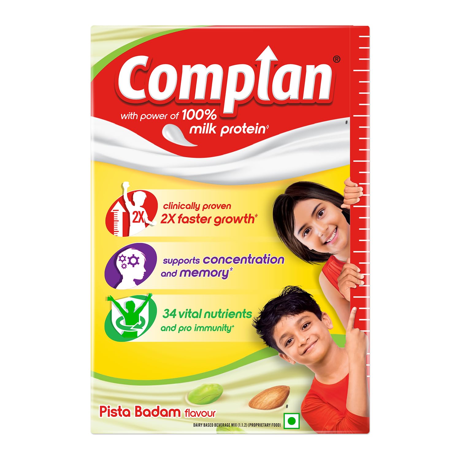 Complan Nutrition and Health Drink Refill Pista Badam