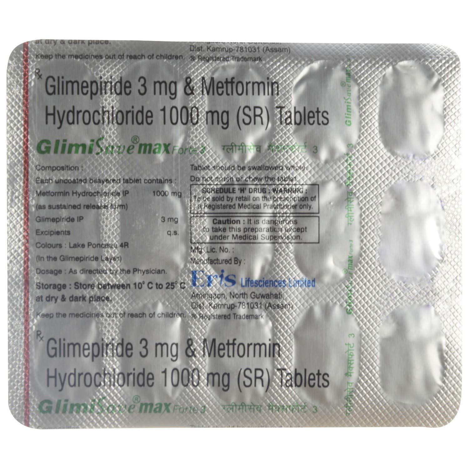 Glimisave Max Forte 3 Tablet PR