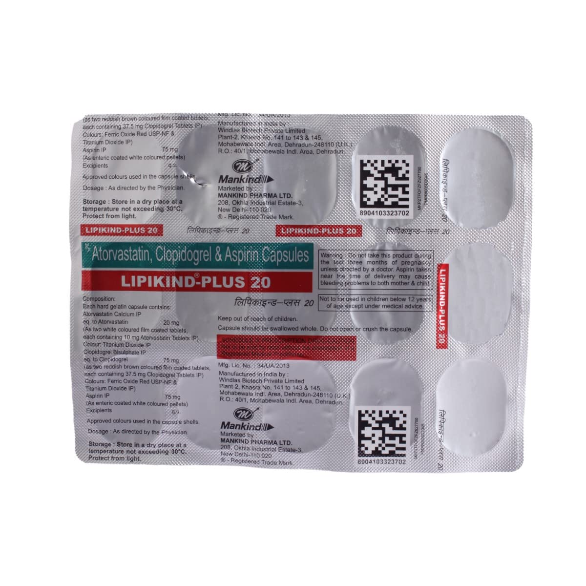 Lipikind-Plus 20 Capsule