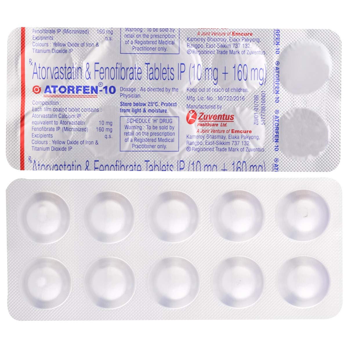 Atorfen 10 Tablet