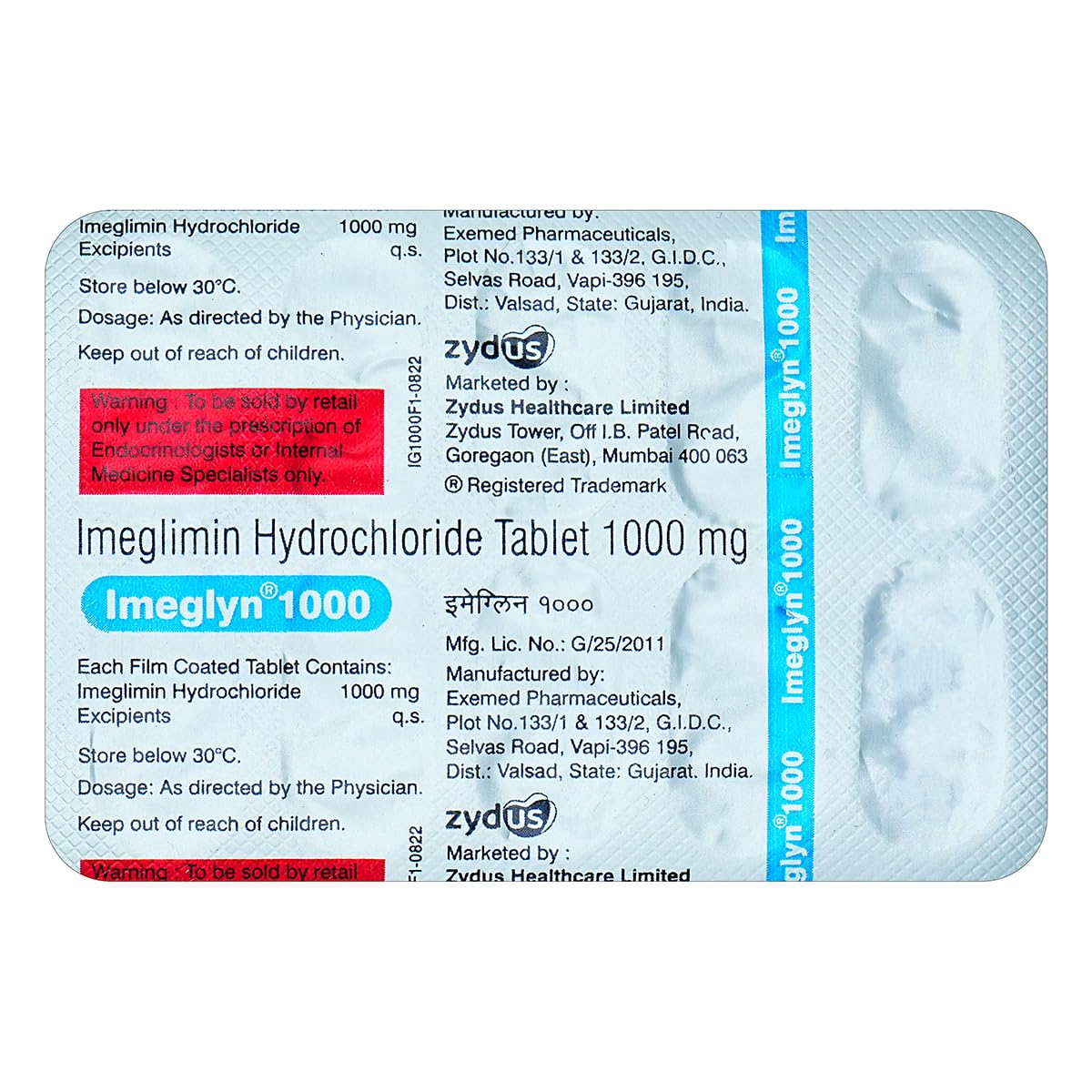 Imeglyn 1000 Tablet SR