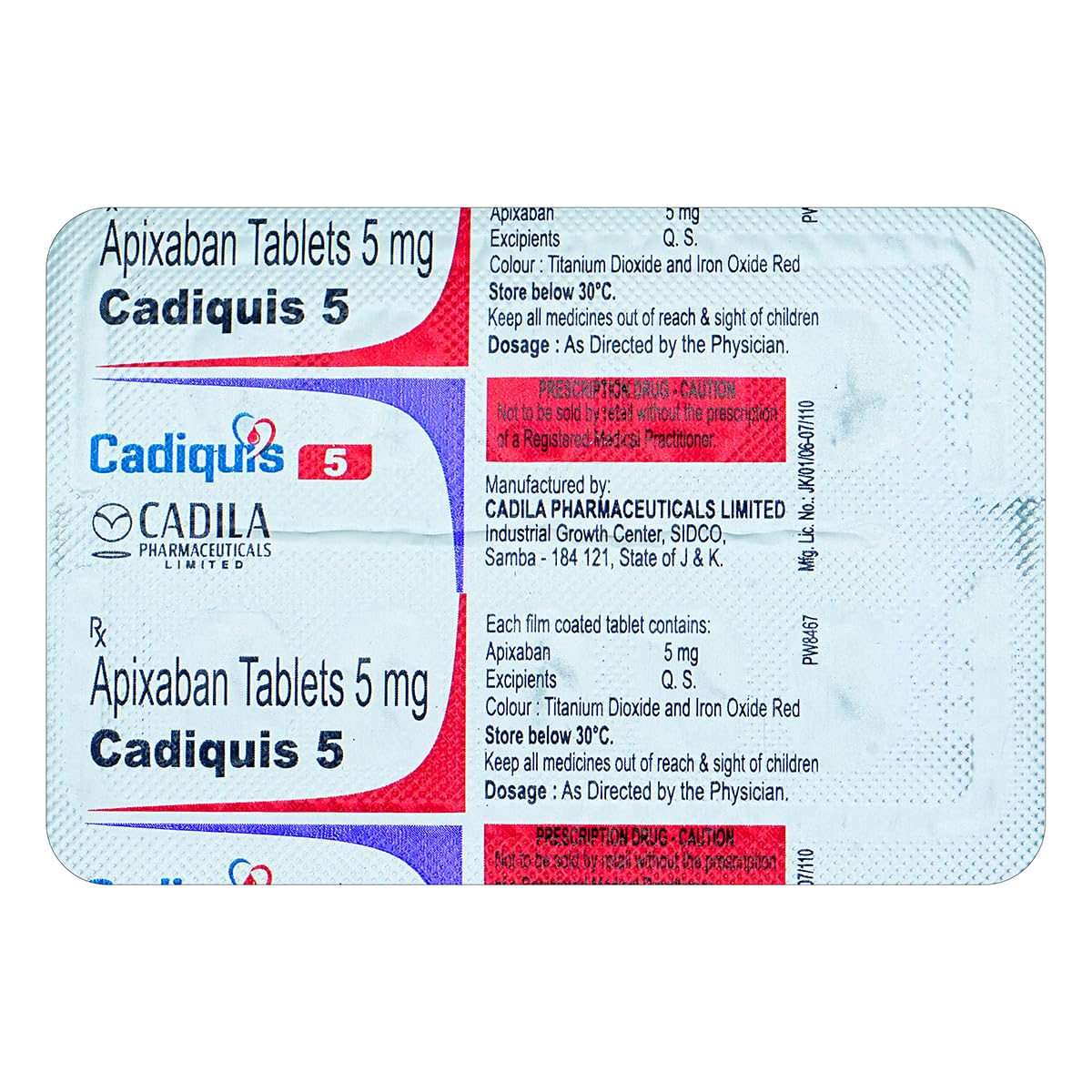 Cadiquis 5mg Tablet