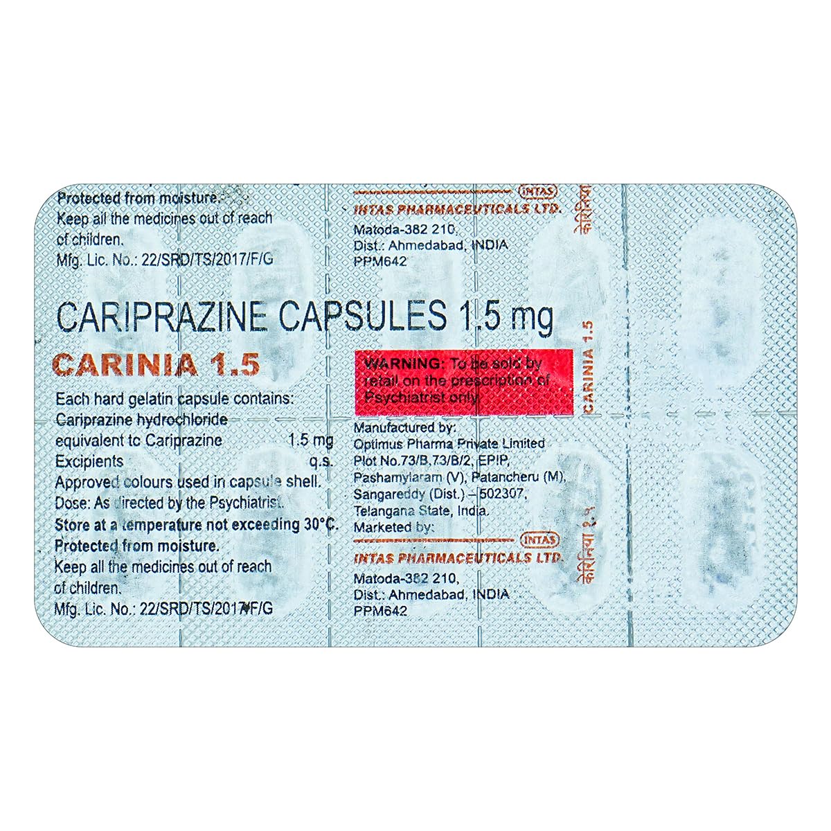 Carinia 1.5mg Capsule