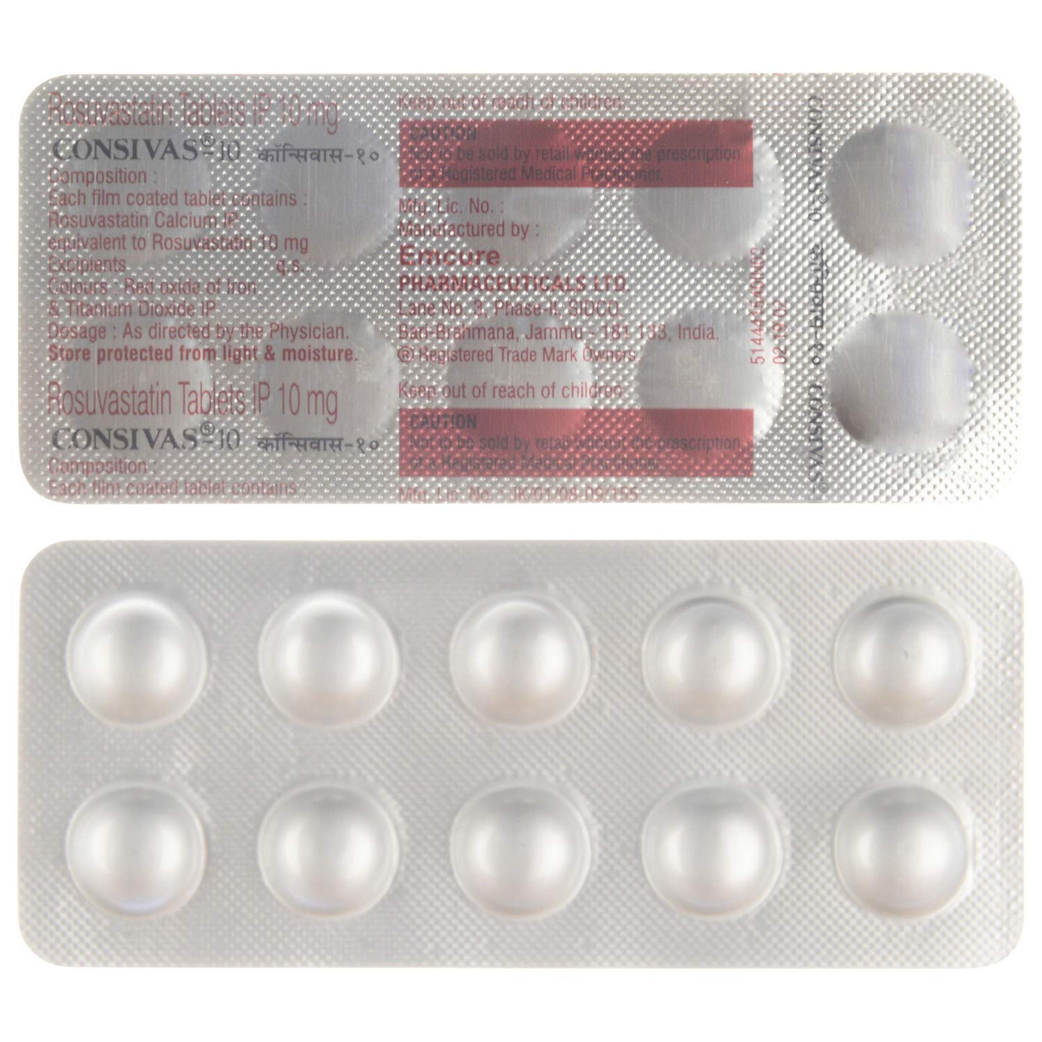 Consivas 10 Tablet