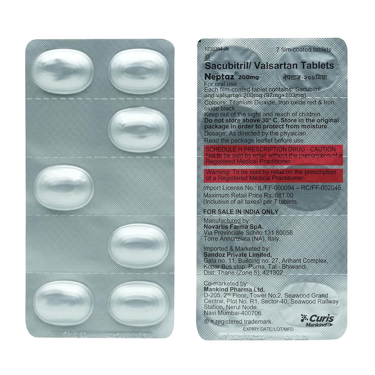 Neptaz 200mg Tablet