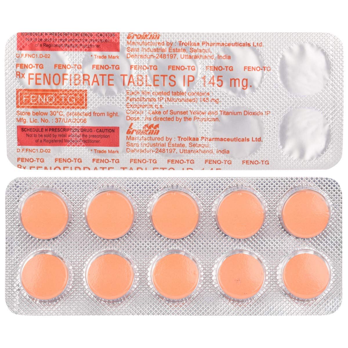 Feno-TG 145mg Tablet