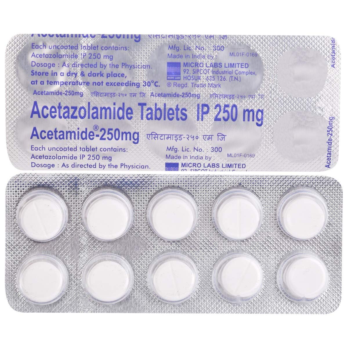 Acetamide 250mg Tablet