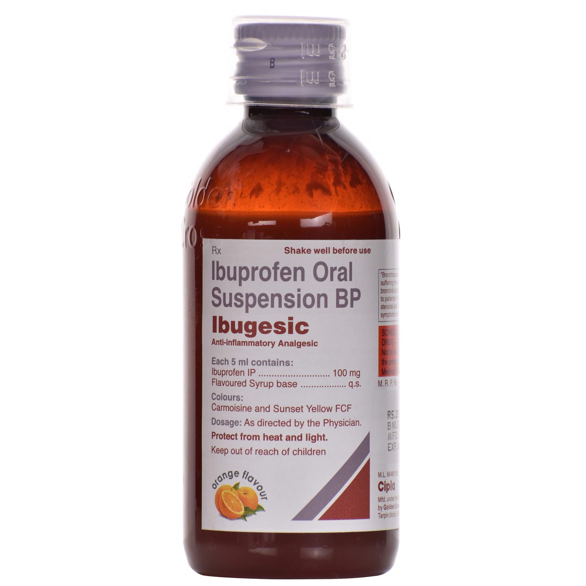 Ibugesic Oral Suspension Orange