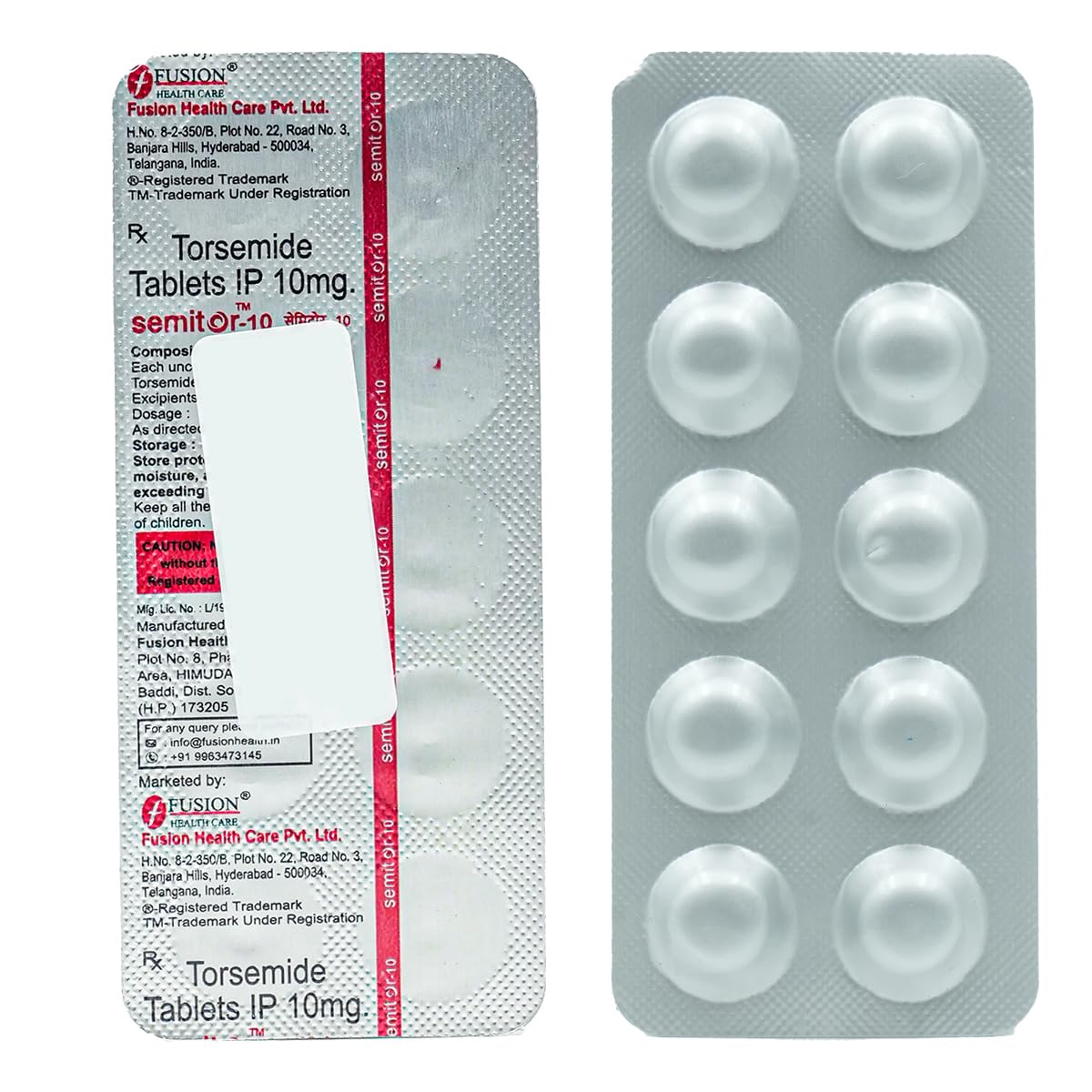 Semitor 10mg Tablet